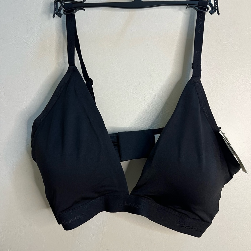 Calvin Klein‎ Black Wireless Triangle Bralette